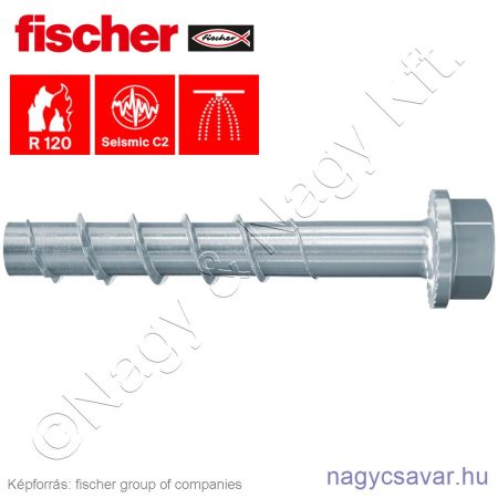 ULTRACUT FBS II 8x70 20/5 US TX betoncsavar hatlapú fejjel +Tx30 (50/cs) FISCHER
