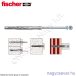 SXRL 8x60 T keretrögzítő dübel Tx30 50/cs Fischer