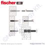 FGD 10 M6 RodForce nylon dübel menetes szárhoz (50/cs) FISCHER