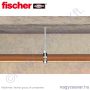 FGD 10 M6 RodForce nylon dübel menetes szárhoz (50/cs) FISCHER