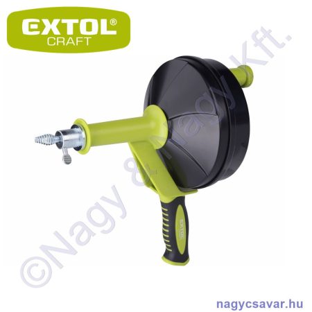 Lefolyócső tisztitó dobos 6m/63mm EXTOL Craft