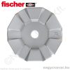 FTM 80 szigetelésrögzítő tányér tüzihorg. FDM-hez (250/cs) FISCHER
