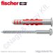   DuoSeal 6x38 S A2 vízzáró nylon dübel + A2 csavar (50/cs) FISCHER