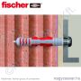 DuoSeal 6x38 S A2 vízzáró nylon dübel + A2 csavar (50/cs) FISCHER