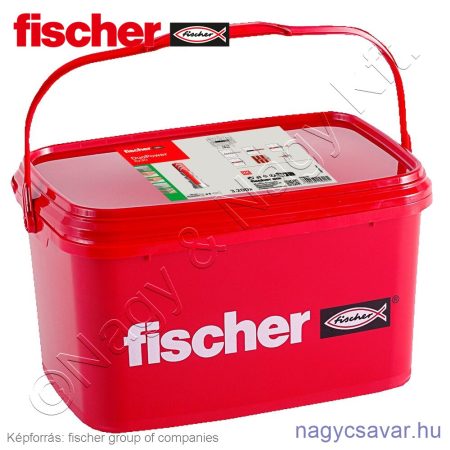 DUOPOWER 6x30 kétkomponensű nylon dübel (3.200/vödör) FISCHER
