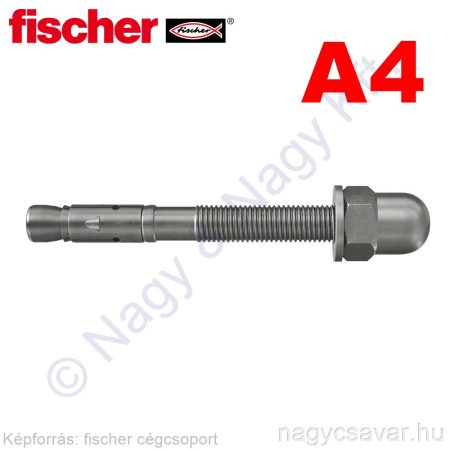 FAZ II Plus 10/20 H R  alapcsavar repedéses betonba zárt anyával A4 (20/cs) FISCHER