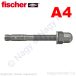   FAZ II Plus 10/20 H R  alapcsavar repedéses betonba zárt anyával A4 (20/cs) FISCHER