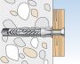 UX 6x50 R univerzális dübel peremmel (100/cs) FISCHER