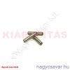 2,5x12 hengeres stift edzett  h6** 