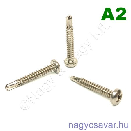 3,9x25 df.xh.önfúró lemezcsavar A2