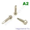6,3x80 hlf.önfúró lemezcsavar A2
