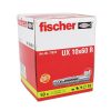 UX 10x60 R univerzális dübel peremmel (50/cs) FISCHER