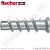 FTP M 10 Turbó gázbeton dübel, fém (25/cs) FISCHER