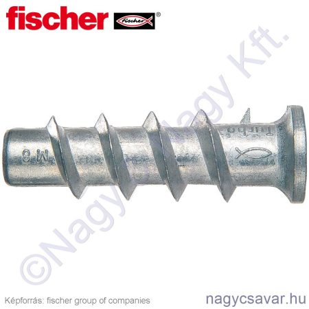 FTP M 6 Turbó gázbeton dübel, fém (25/cs) FISCHER