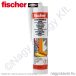 Épitőszilikon áttetsző 310ml Fischer