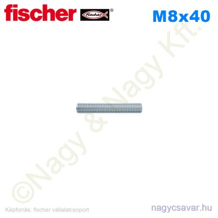 GS M8x40 menetes csap (100/cs) Fischer