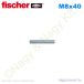 GS M8x40 menetes csap (100/cs) Fischer