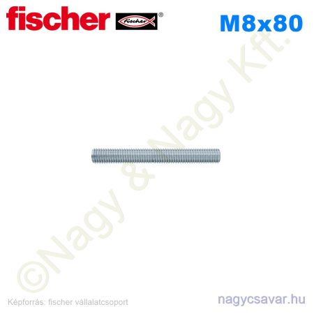 GS M8x80 menetes csap (100/cs) Fischer