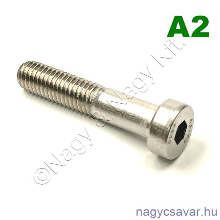 M6x10 af.bkny.csavar Din 7984 A2