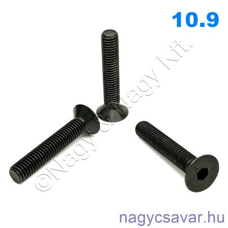 M4x10 sf.bkny.csavar natúr 10.9