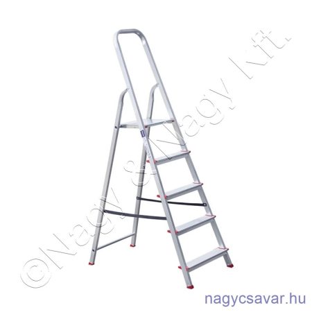Létra alu. 4+1 fokos ALW405