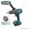 Akkus ütvefúró-csavarozó szénkefementesi motor 20V Li-Ion 1x2,0Ah + koffer 80/60Nm EXTOL Industrial
