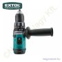 Akkus ütvefúró-csavarozó szénkefementesi motor 20V Li-Ion 1x2,0Ah + koffer 80/60Nm EXTOL Industrial
