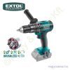 Akkus ütvefúró-csavarozó szénkefementes motor, Share20V 20V Li-Ion akku és töltő nélkül + koffer 80/60Nm EXTOL Industrial