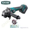 Akkus sarokcsiszoló szénkefementes motor Share20V 20V Li-ion 1x4,0Ah + töltő Ø125mm EXTOL Industrial