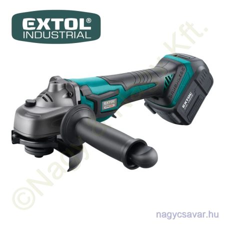 Akkus sarokcsiszoló szénkefementes motor Share20V 20V Li-ion 1x4,0Ah + töltő Ø125mm EXTOL Industrial