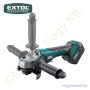 Akkus sarokcsiszoló szénkefementes motor Share20V 20V Li-ion 1x4,0Ah + töltő Ø125mm EXTOL Industrial