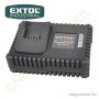 Akkus sarokcsiszoló szénkefementes motor Share20V 20V Li-ion 1x4,0Ah + töltő Ø125mm EXTOL Industrial