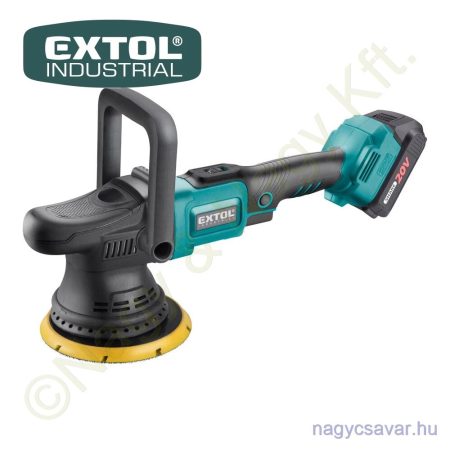 Akkus excenteres polírozó szénkefementes motor Share20V 20V Li-ion 1x2,0Ah 150mm EXTOL Industrial