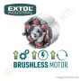Akkus excenteres polírozó szénkefementes motor Share20V 20V Li-ion 1x2,0Ah 150mm EXTOL Industrial