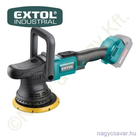 Akkus excenteres polírozó szénkefementes motor Share20V 20V Li-ion akku és töltő nélkül 150mm EXTOL Industrial