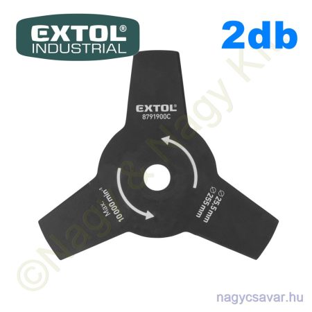 Vágókésj 8791900 akkus fűszegélynyíróhoz 2db EXTOL Industrial