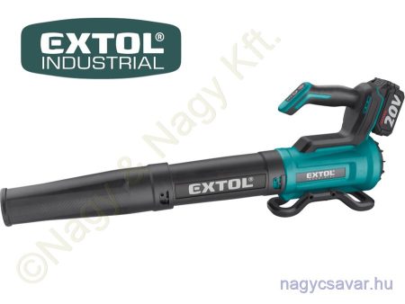 Akkus lombfúvó, kefementes motor, SHARE 20V 20V Li-Ion 1x4,0Ah EXTOL Industrial