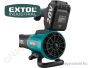 Akkus lombfúvó, kefementes motor, SHARE 20V 20V Li-Ion 1x4,0Ah EXTOL Industrial
