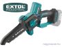 Akkus láncfűrész, kefementes motor, SHARE 20V 20V Li-Ion akku és töltő nélkül EXTOL Industrial