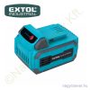 Tartalék akku 40V Li-ion 2,5Ah a 8795600, 8795601, 8795610, 8795611 gépekhez EXTOL Industrial Tartalék akku 40V Li-ion 2,5Ah a 8795600, 8795601, 8795610, 8795611 gépekhez EXTOL Industrial