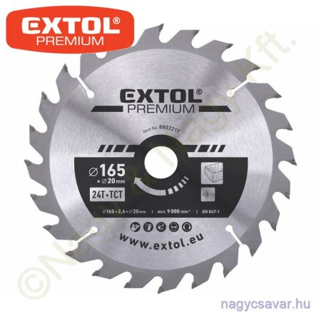 Körfűrészlap 165×20mm T24 2,8mm 90001/p EXTOL Prémium