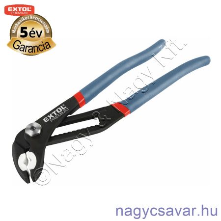 Vízpumpa fogó müanyag betéttel  250 mm EXTOL Prémium