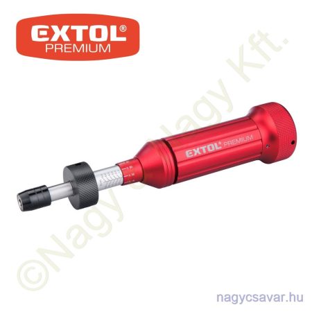 Nyomaték csavarhúzó 1/4" bitekhez 1-6 Nm ±7% EXTOL Prémium