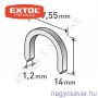 Tűzőgépkapocs U 14mm 1.000db EXTOL Prémium