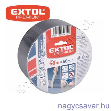 Alu ragasztószalag, erős, ezüst 50m/48mm EXTOL