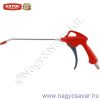 Lefúvató pisztoly, 1/4" tömlőcsatlakozó, 20 cm hosszú merev csőr EXTOL Prémium