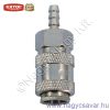 Gyorscsatlakozó-hüvely, tömlővéggel, 3/8", 9mm EXTOL-Prémium Gyorscsatlakozó-hüvely, tömlővéggel, 3/8", 9mm EXTOL-Prémium