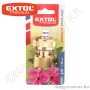Gyorscsatlakozó stoppos 3/4" réz  EXTOL Prémium