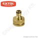   Csapcsatlakozó 3/4"-1/2" menetes réz EXTOL Prémium