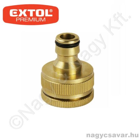 Kuplung csatlakozó, belőmenetes 3/4"-1" réz EXTOL Prémium
